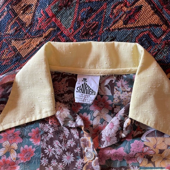 Floral Yellow Crop Top - Picture 3 of 11